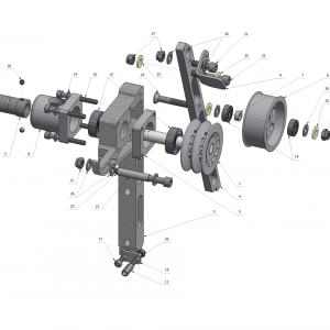 1-Secondary Pulley Assy